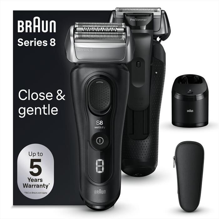 Braun Rasoio Series 8-nero