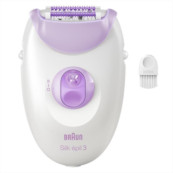 Braun Epilatore Silk-épil 3 3-000-bianco/viola