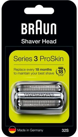 Braun Extra scheerkop Series 3 32B  - 39.99 - zilver