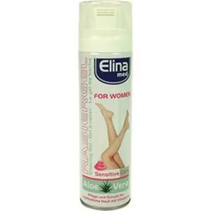 Elina Woman Shave Gel, Aloe Vera - 200 ml
