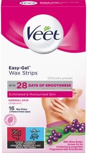 Veet Wax Strips til armhulen - 16 stk.