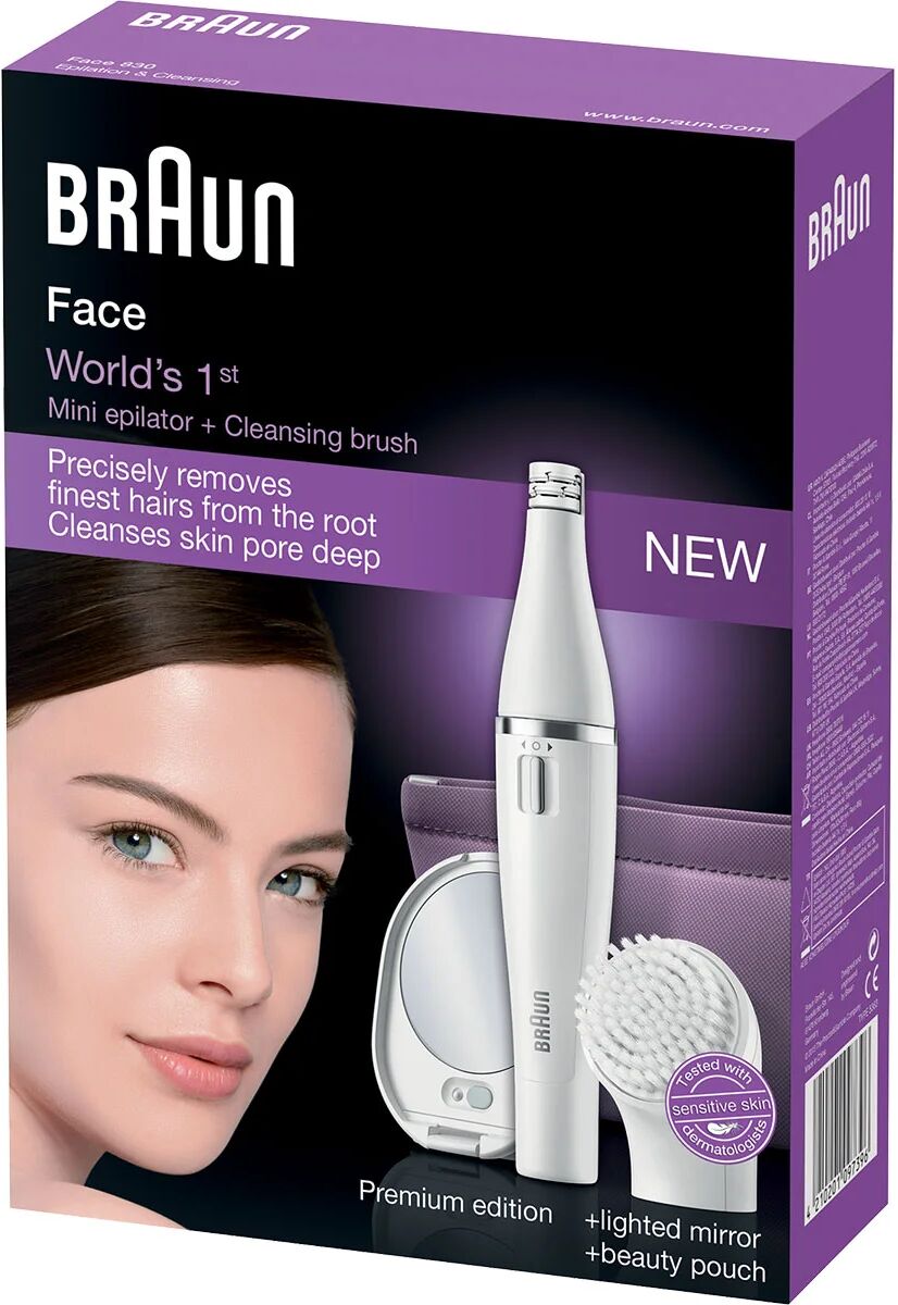 Braun Epilation & Cleansing Face 830,  Braun Epilator