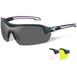 Wiley X WileyX Remington Platinum Pink - 3-Lens Kit Smk/Clr-Rose/Yel