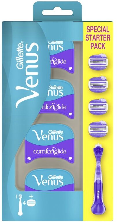 Gillette Venus Comfortglide Breeze Razor & Razor Blades 1 st + 4 st Rakhyvlar