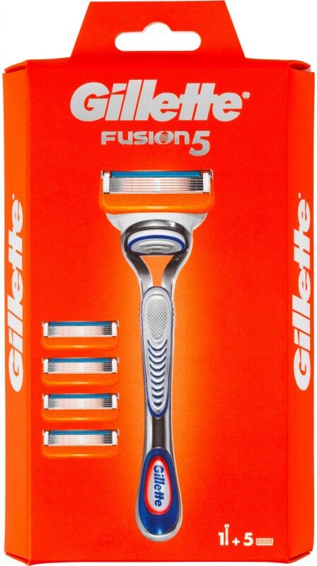 Gillette Fusion 5 Razor & Razor Blades 1 st + 5 st Rakhyvlar