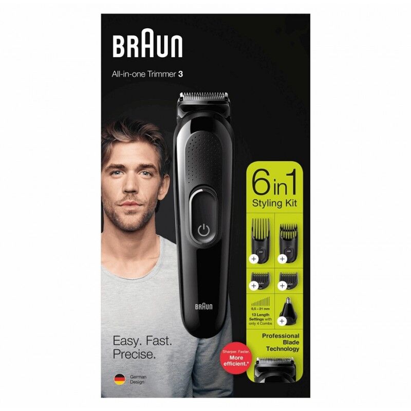 Braun All-In-One Trimmer 3 MGK3220 1 st H&aring;rtrimmer