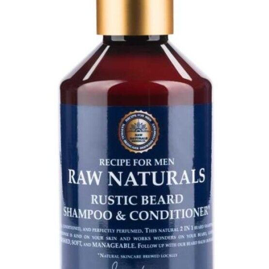 Raw Naturals Brewing Company RAW Naturals Rustic Beard Shampoo & Conditioner 250 ml