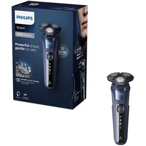 Philips - Series 5000 Wet & Dry Midnight Blue Electric Shaver S5585/30 w/ Pouch