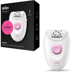 Braun Silk-épil 1 1176 Corded Epilator Women Personal Care Hair Removal 20 Tweezers Original