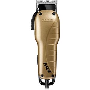 Andis - 66375 US-1, Fade Adjustable Blade Hair Clipper - Adjustable Length Settings, Cuts Wet/Dry Hair - Compatible with Corded/Cordless Trimmer, 220 Volts - for Hair & Beard Details - Metallic Gold