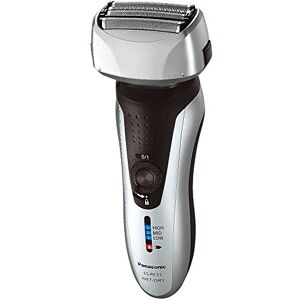 Panasonic ES-RF31 Premium Wet and Dry 4-Blade Electric Shaver for Men with Flexible Pivoting Head, Silver, UK 2 Pin Plug