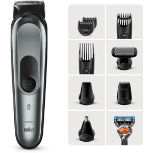 Braun 10-in-1 Styling Kit with 8 attachments and Gillette Razor