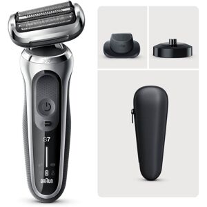 Braun Series 7 70-S4200cs Electric Shaver with Charging Stand  Precision Trimmer  Silver