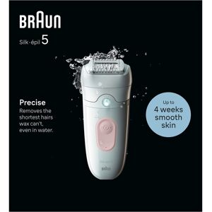 Braun Silk-Ã©pil Epilators Series 5 Epilator 5-000 White/Flamingo