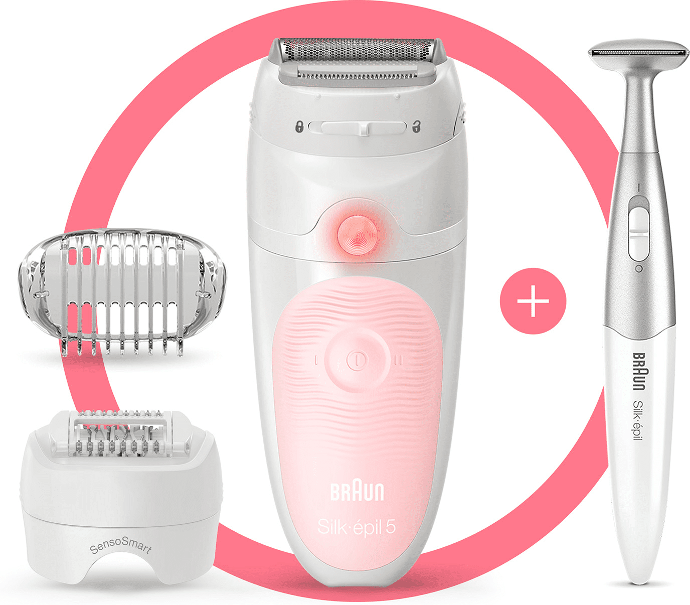 Braun Silk-épil 5 - Cordless Epilator - Cordless Epilator, Shaver Head & Bikini Styler