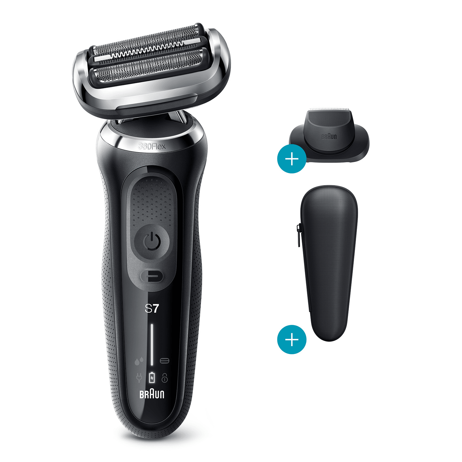 Braun Series 7 Electric Shaver - Precision Trimmer + Body Groomer