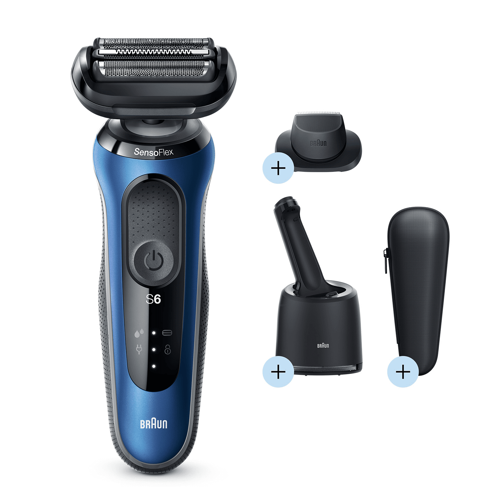 Braun Series 6 Electric Shaver - Special Offer: Smart Care Centre & CCR Refills