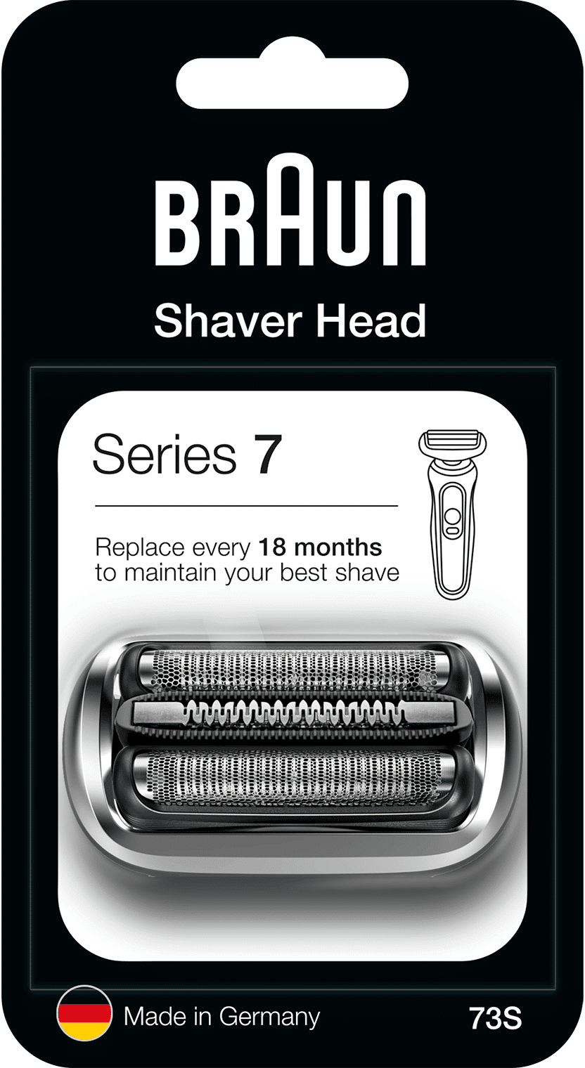 Braun Series 7 73S Electric Shaver Head Replacement - Silver