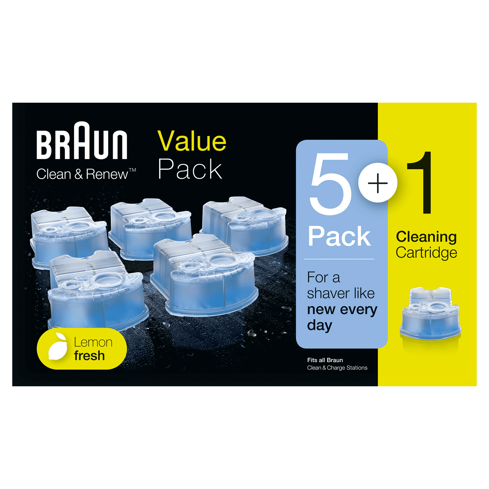 Braun Cleaning Cartridge 5+1