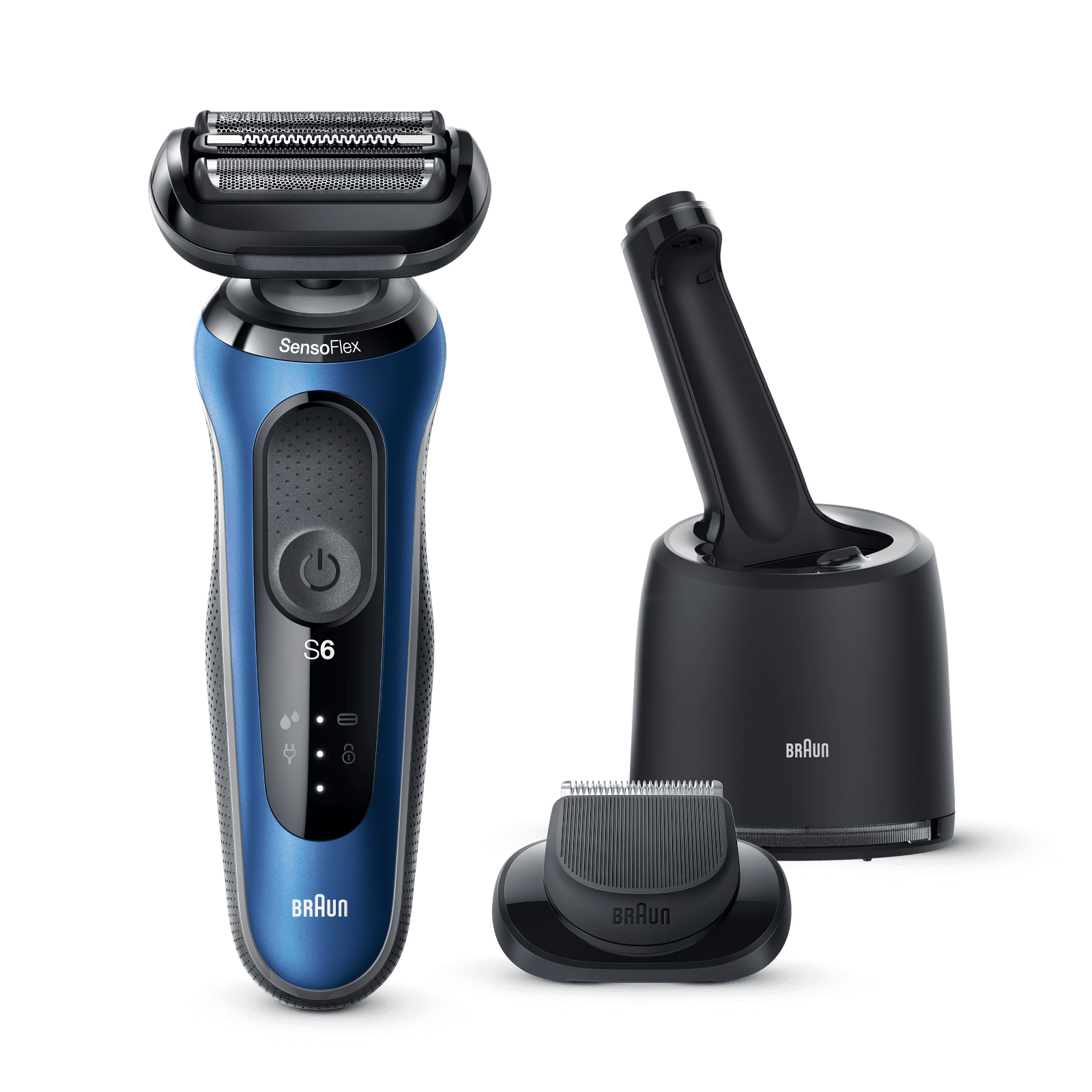 Braun Series 6 Electric Shaver - SmartCare Centre + Beard Trimmer