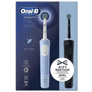 Esiteo Oral-B Vitality Pro D103 Duo-Brosche Für Schwarze, Blaue Elektrische Zähne