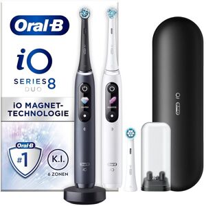 Oral-B iO Series 8 Duo White Alabaster/Black Onyx elektrische Zahnbürste