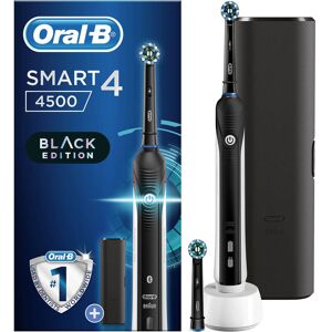 Oral B Smart 4 4500N Black Electric Toothbrush Powered by Braun