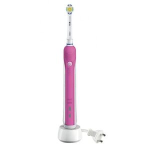 Oral-B Oral B Eltandborste Pro700 3D White, Rosa