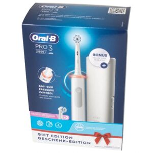 OralB Oral-B Pro 3500 White with Travel Case