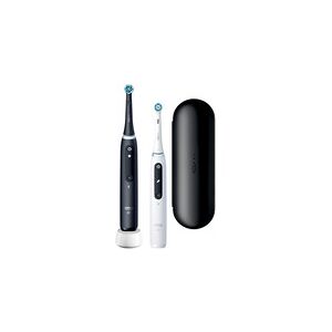 Oral-B iO Series 5 Duo Elektriske Tandbørster - Sort og Hvid