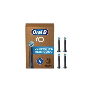 Oral-B iO Series Ultimate Clean Tandbørstehoveder - Sort - 4-pak