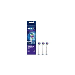 Procter & Gamble Oral-B 3D White CleanMaximiser - Ekstra tandbørstehoved - til tandbørste - hvid (pakke med 3) - for ProfessionalCare 3000  ProfessionalCare 5000  7000  Pulsonic SmartSeries  Vitality