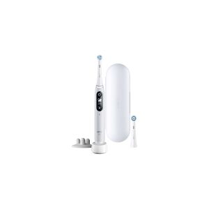 Braun Oral-B iO 6S, Voksen, Vibrerende tandbørste, Daglig pleje, Dyb rensning, Gum pleje, Sensitiv, Blegning, Grå, Hvid, 2 min, Grå, Hvid