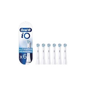 Oral-B iO Series Ultimate Clean Tandbørstehoveder - Hvid - 6-pak