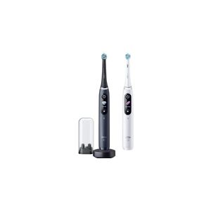 Oral-B Magnetic brush iO Series 8 Duo 2 pcs. White Alabaster/Black Onyx