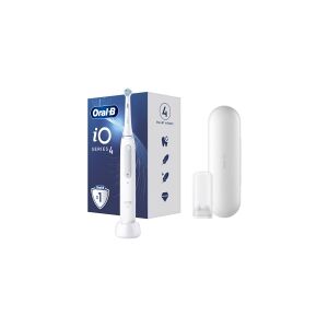 Braun Oral-B magnetisk tandbørste iO Series 4 Quite White + etui