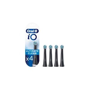 Oral-B iO Series Ultimate Clean Tandbørstehoveder - Sort - 4-pak