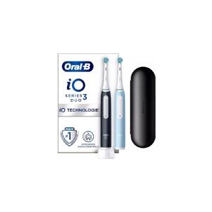 Oral-B Eltandborste iO3 Duo Matt Black / Ice Blue