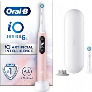 Oral-B Io Series 6s - Elektrisk Tandbørste, Sensitive Pink