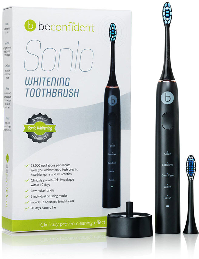 Beconfident Sonic electric whitening toothbrush #black/rose gold