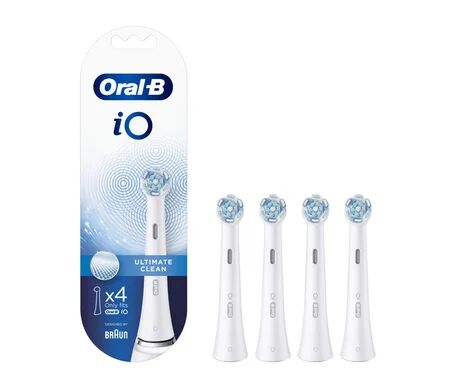 Oral-B Recambio Cepillo Dental iO Ultimate Clean Blanco 4uds