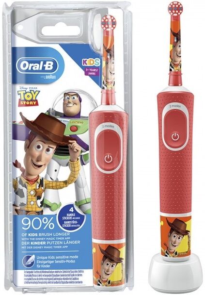 Oral-B Vitality 100 Kids Toy Story s&auml;hk&ouml;hammasharja 1 kpl S&auml;hk&ouml;hammasharja