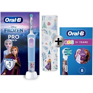 Vitality Reine des neiges Kids Brosse à dents électrique + 8 brossettes