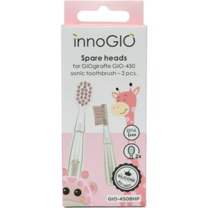 GIOGiraffe Spare Heads for Sonic Toothbrush têtes de remplacement pour brosse à dents sonique à piles pour enfant GIOGiraffe Sonic Toothbrush