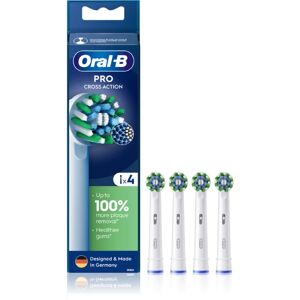 Oral B PRO Cross Action têtes de remplacement pour brosse à dents 4 pcs