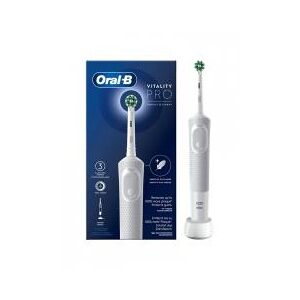 Oral-B Vitality Pro Brosse a Dents Électrique - Carton 1 brosse a dents rechargeable + 2 accessoires