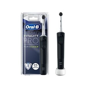 Oral B Oral-b - vitality pro avec brossette pure clean - noire - brosse à dents électrique - Publicité