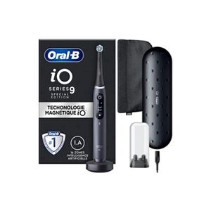 Oral B Oral-b io 9 edition spéciale - avec etui de voyage, et pochette - noire - brosse à dents électrique - Publicité