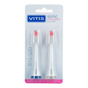 Ricambio Per Spazzolino Da Denti Elettrico Vitis Sonic S10/s20 Gingival 2 Uni