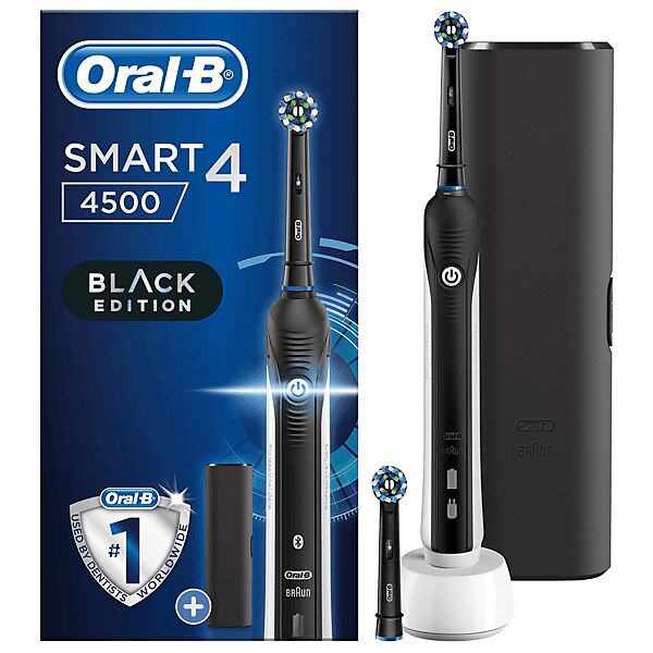 oral-b spazzolino elettrico  ob smart 4 4500 crossact